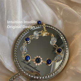 Ocean Star Revamp: Lapis Lazuli & Gray Moonstone Bracelet
