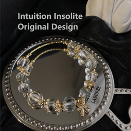 Green Phantom Quartz Crystal Designed Bracelet