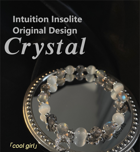 Multi-Style Crystal Bracelet Collection: Black Tourmaline & Moonstone
