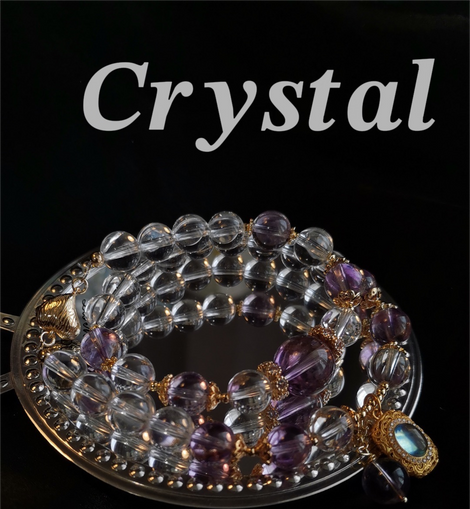 Chilled Grape Crystal Uplift Bracelet