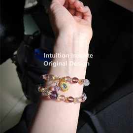 Chilled Grape Crystal Uplift Bracelet