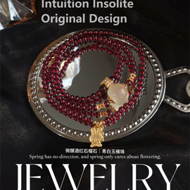Tipple Garnet Wellness Crystal Bracelet