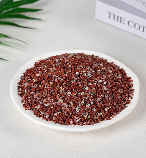 Red Jasper Raw Gravel Decorative Crystal Stone