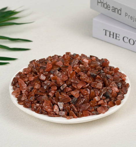 South Red Agate Raw Gravel Decorative Crystal Stone