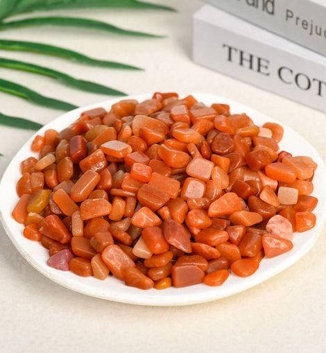 Red Aventurine Raw Gravel Decorative Crystal Stone