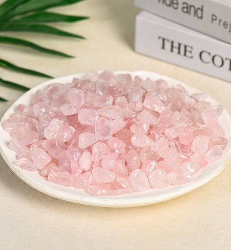 Rose Quartz Raw Gravel Decorative Crystal Stone