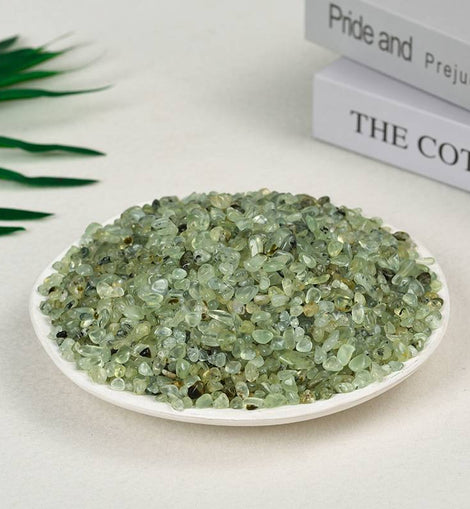 Prehnite Raw Gravel Decorative Crystal Stone