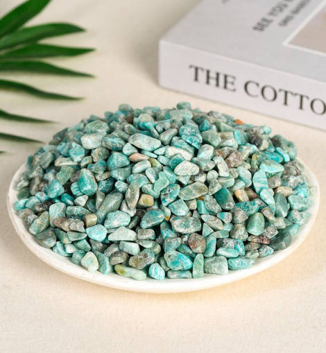 Amazonite Raw Gravel Decorative Crystal Stone