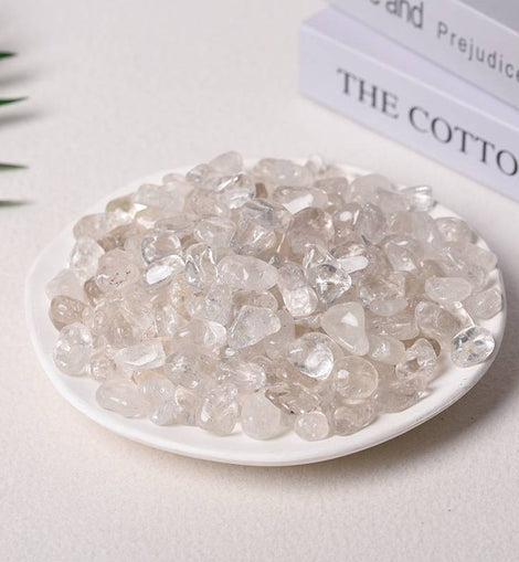Clear Quartz Raw Gravel Decorative Crystal Stone