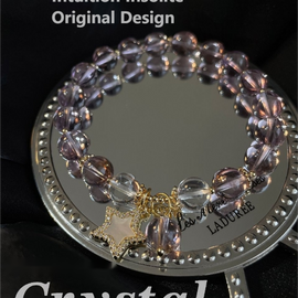 Fortune Purifier Bracelet with Brazilian Amethyst and Clear Quartz