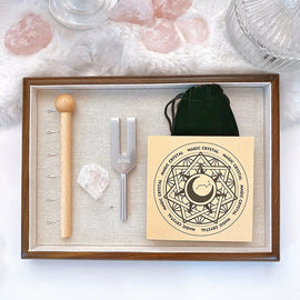 Exclusive Custom Angel Tuning Fork Demagnetization and Purification Set