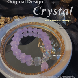 Stellaluna Romance Amethyst Crystal Designed Bracelet