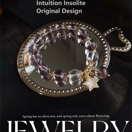 Fortune Purifier Bracelet with Brazilian Amethyst and Clear Quartz