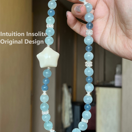 Aquamarine Starfruit Star Design Bracelet