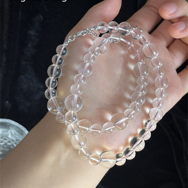 Clear Quartz Crystal Designed Bracelet